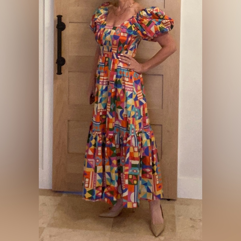 Show-Stopper!  Colorful Antonio Melani dress medium (looks good on anyone!)